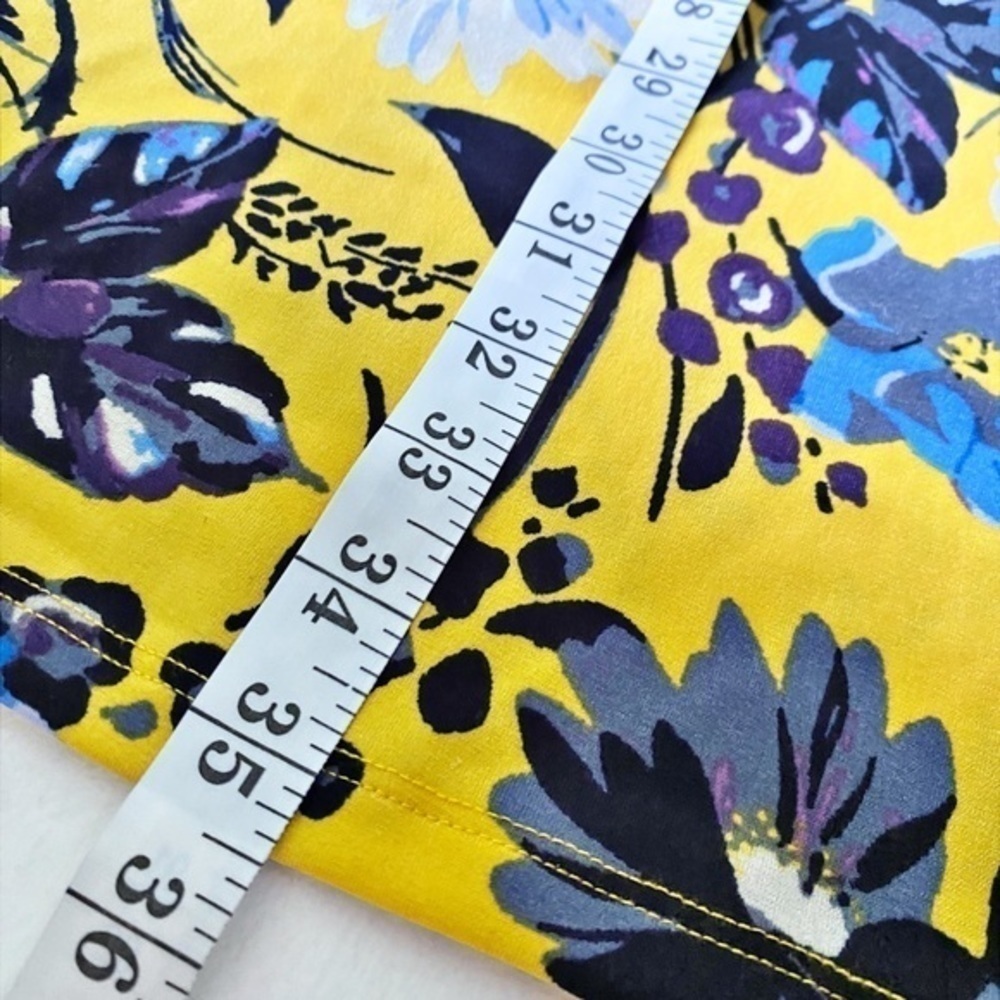 Alexandra + Oak Yellow Floral Midi Dress - Picture 8 of 11